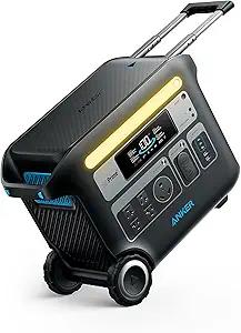 Anker SOLIX F2000 Portable Power Station, PowerHouse 767, 2400W Solar Generator, GaNPrime Battery Generators for Home Use, LiFePO4 Power Station for Outdoor Camping, and RVs (Solar Panel Optional)