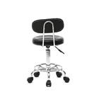 Adjustable Hydraulic Rolling Swivel Salon Stool Chair with Wheels and Backrest