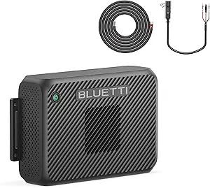 BLUETTI Charger 2, 1200W Alternator & DC-DC Charger, Dual Input (Car + Solar), 13× Faster Car Charging for Portable Power Stations, Emergency Jumpstarter for Road Trips & RVs