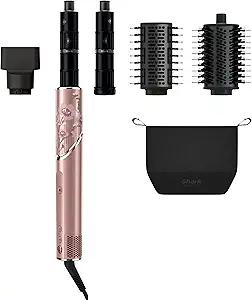 Shark FlexStyle Air Styling & Drying System, Powerful Hair Dryer Brush & Multi-Styler with Auto-Wrap Curlers, Concentrator Attachment and Storage Bag, Blossom Bliss, HD432RS