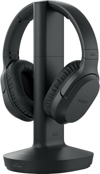 Sony RF400 Wireless TV Headphones, Black