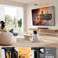 Perlegear Long Arm Full Motion TV Mount for 42–97" TVs, 150 lbs, VESA 800x400mm, PGXLF02 thumbnail 7