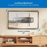 Heavy Duty Full Motion TV Wall Mount for Extra Large TVs, VESA 900x600, Holds 264lb thumbnail 8