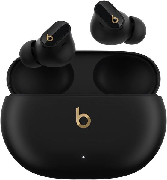 Beats Studio Buds+ | True Wireless Noise Cancelling Earbuds, Sweat Resistant, Spatial Audio - Black/Gold