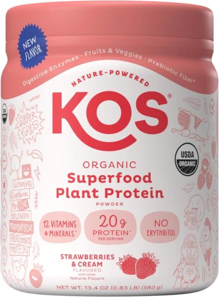 KOS Protein Powder Strawberry Cream 10 Serving