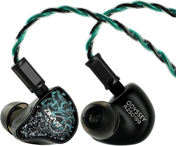 Linsoul ZiiGaat x Hangout Odyssey 2 IEM, 1DD+3BA Hybrid, Aluminum Shell