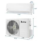 18000 BTU Mini Split Air Conditioner 230V Heat Pump 21 SEER INVERTER AC Ductless