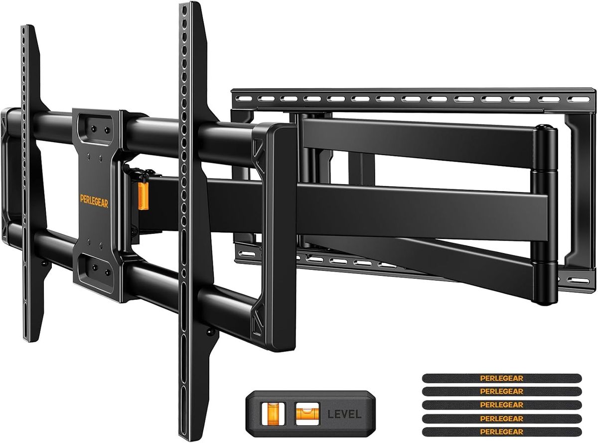 Perlegear Long Arm Full Motion TV Mount for 42–97" TVs, 150 lbs, VESA 800x400mm, PGXLF02 - Image 1