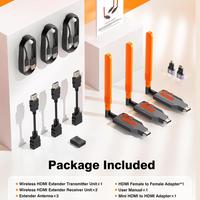 Coolpie Wireless HDMI Extender Kit, 4K/1080P, 350ft Range, 5.8GHz, Low Latency thumbnail 9