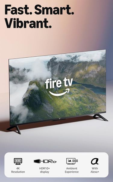 Fire TV 43" 4-Series 4K UHD Smart TV with Alexa Remote