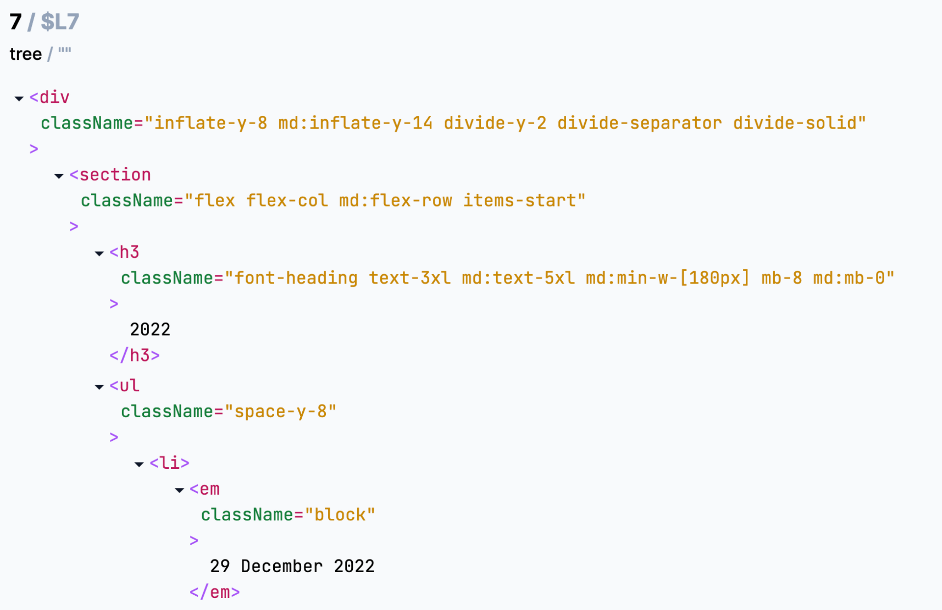React Server Components Example Code Devtools for React Server Components