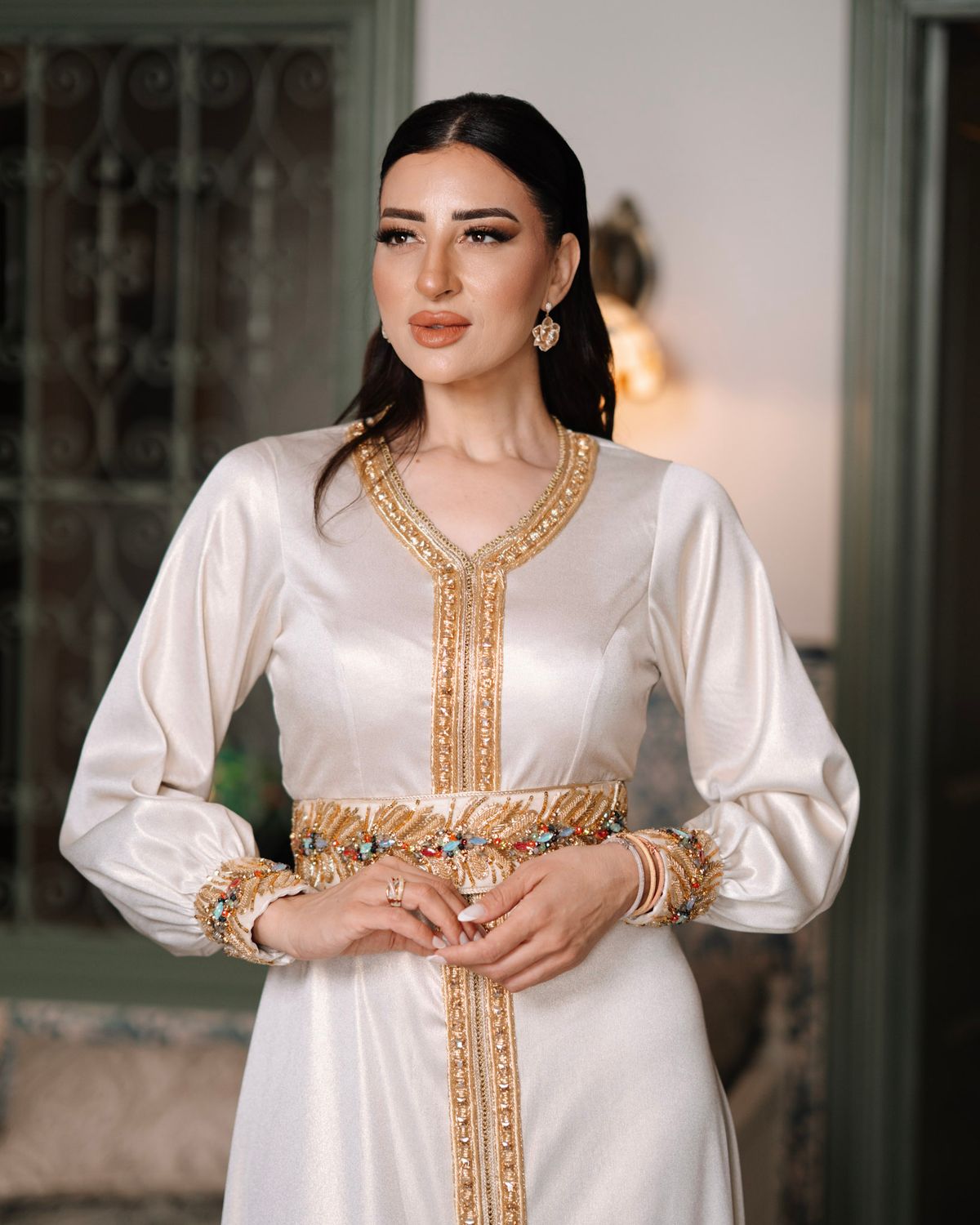 Caftan Ivoire & Or