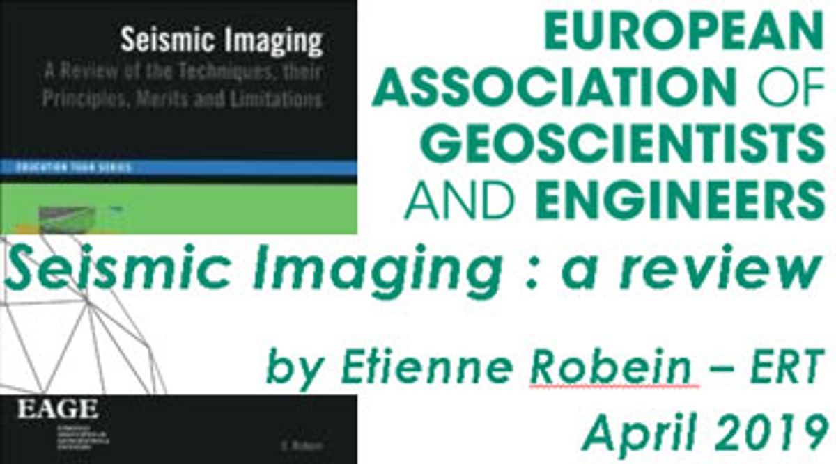 Англомовний курс «Seismic Imaging: a review» 