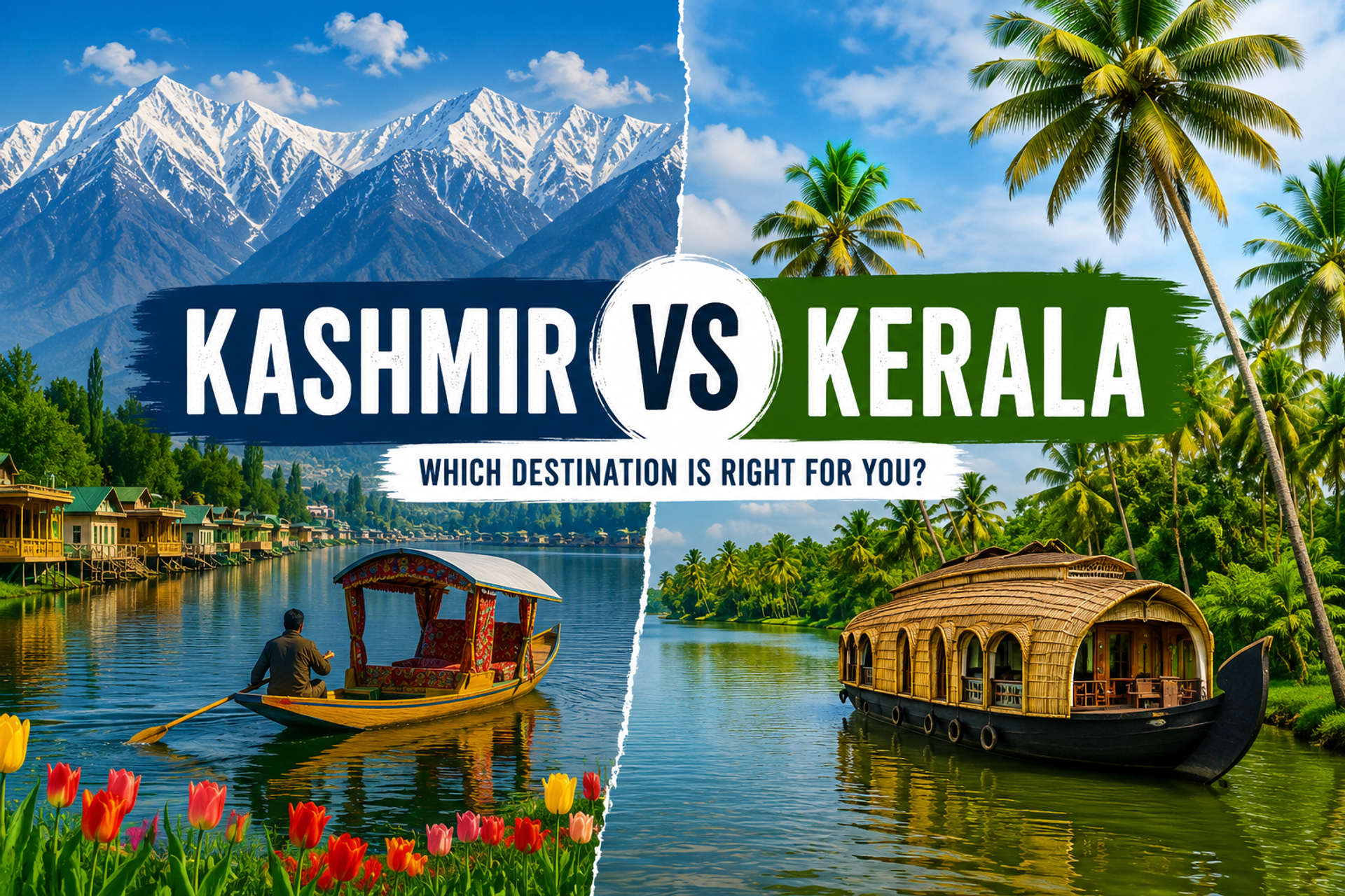 Kashmir vs Kerala: Which Destination Should You Choose in 2026?