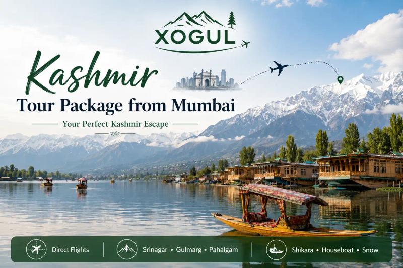 Planning a Kashmir trip from Mumbai? Explore flights, 6-day itinerary, prices, best time to visit, and expert tips for a hassle-free Kashmir holiday.