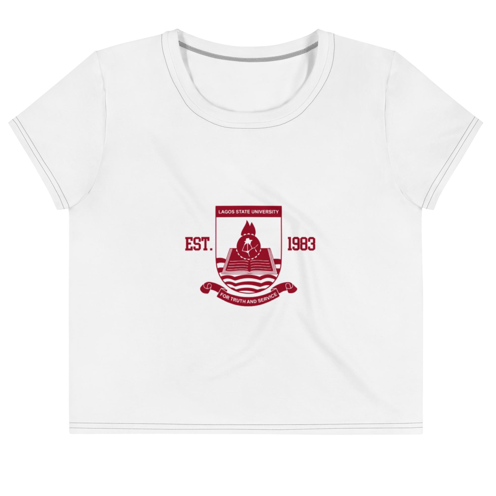 All-Over Print Crop Tee