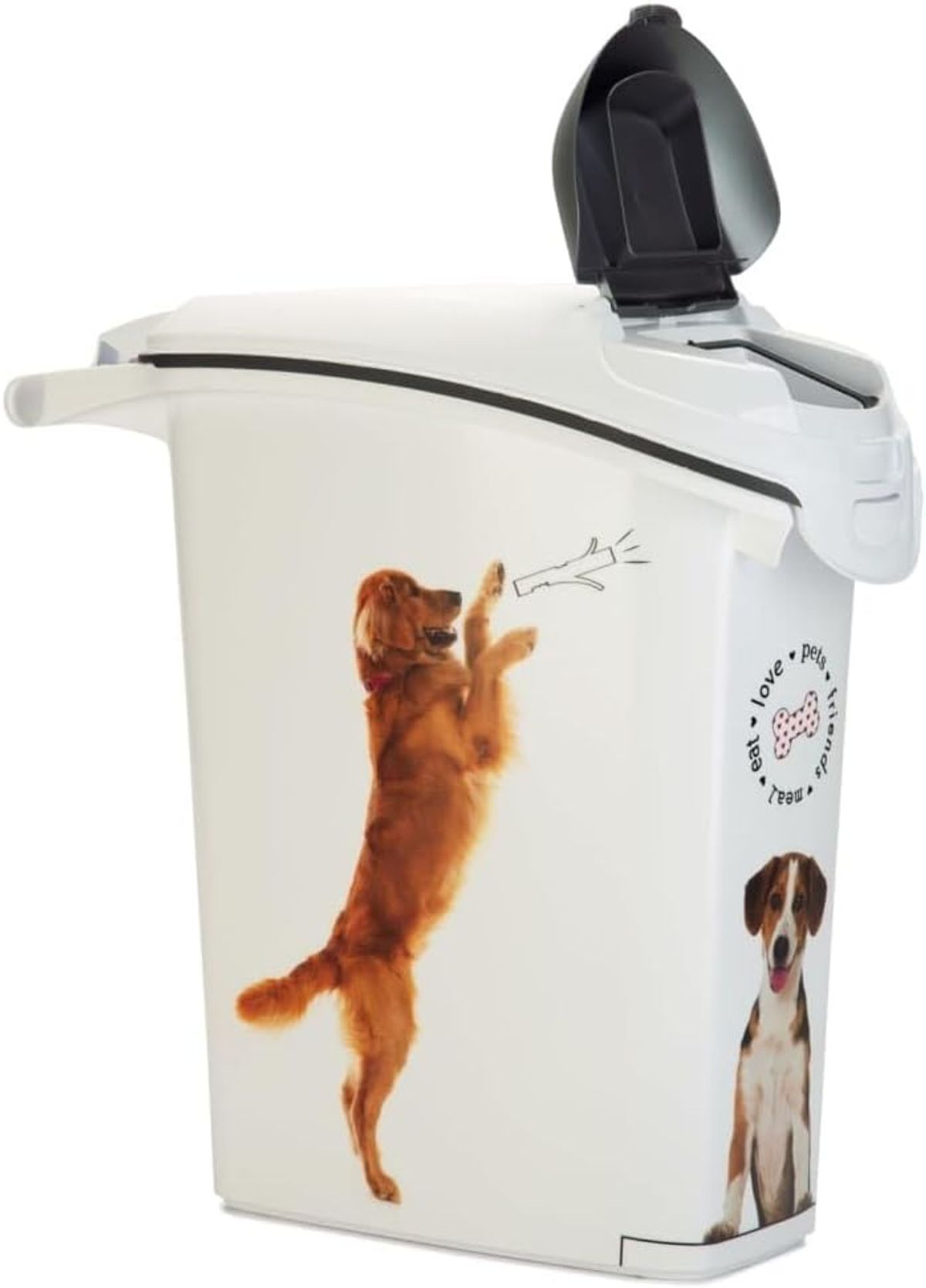 Conteneur hermétique pour croquettes 10 kg avec poignées