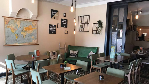 De koffieklap ontbijt-koffiehuis