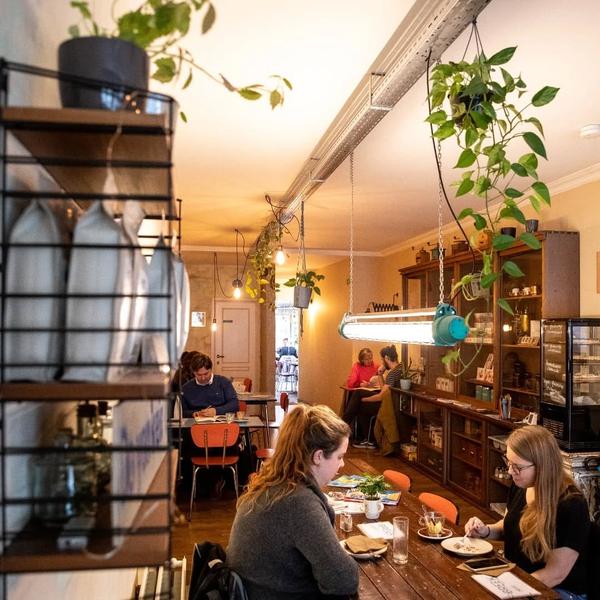 Breek ontbijt-koffiehuis