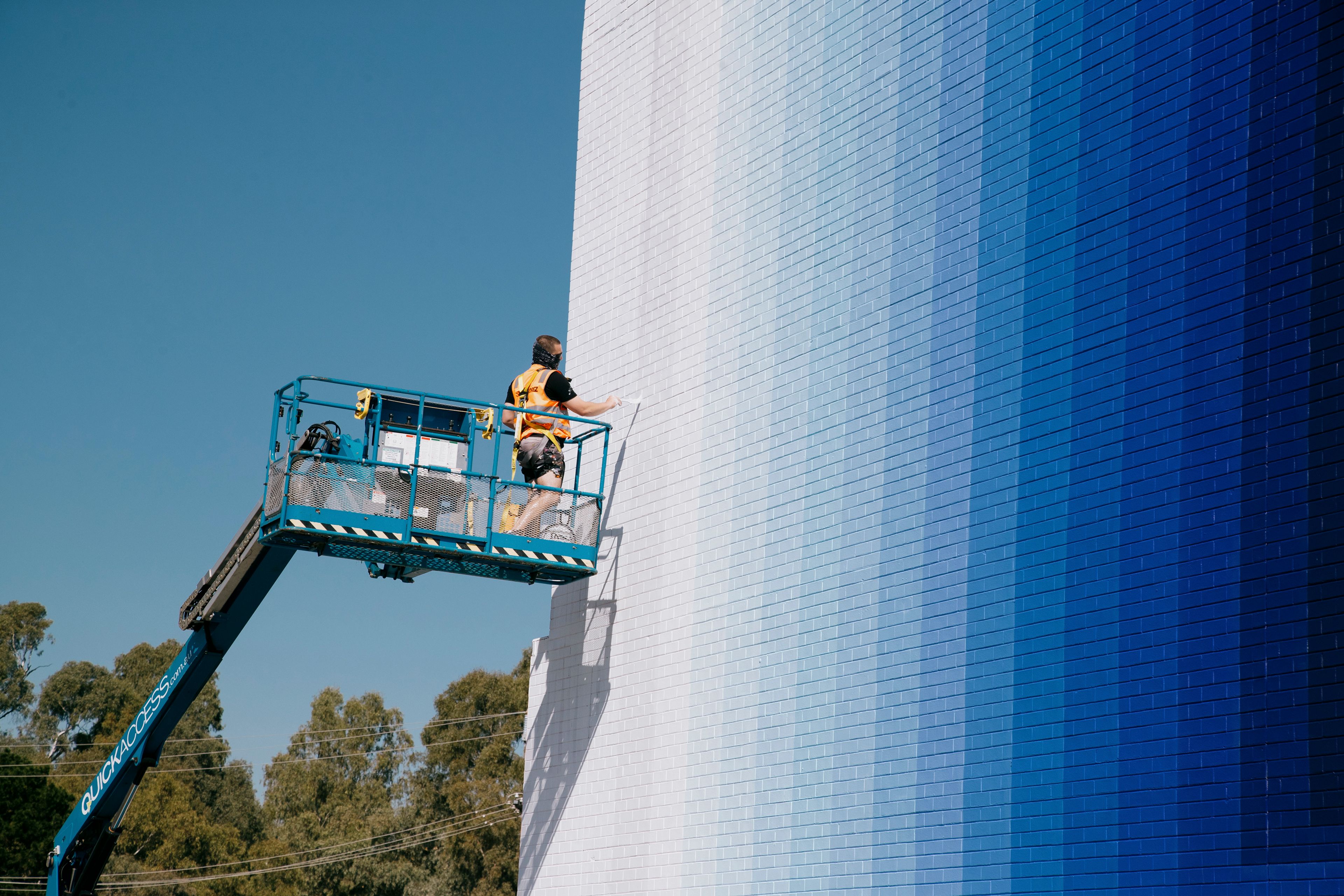 Studio Drez, Drez, Resene, Mural, Street Art, Colour, Op Art, Public Art, Contemporary Art, Street Art, Sculpture, Kinetic Art, Benalla Street Art Festival, Adnate