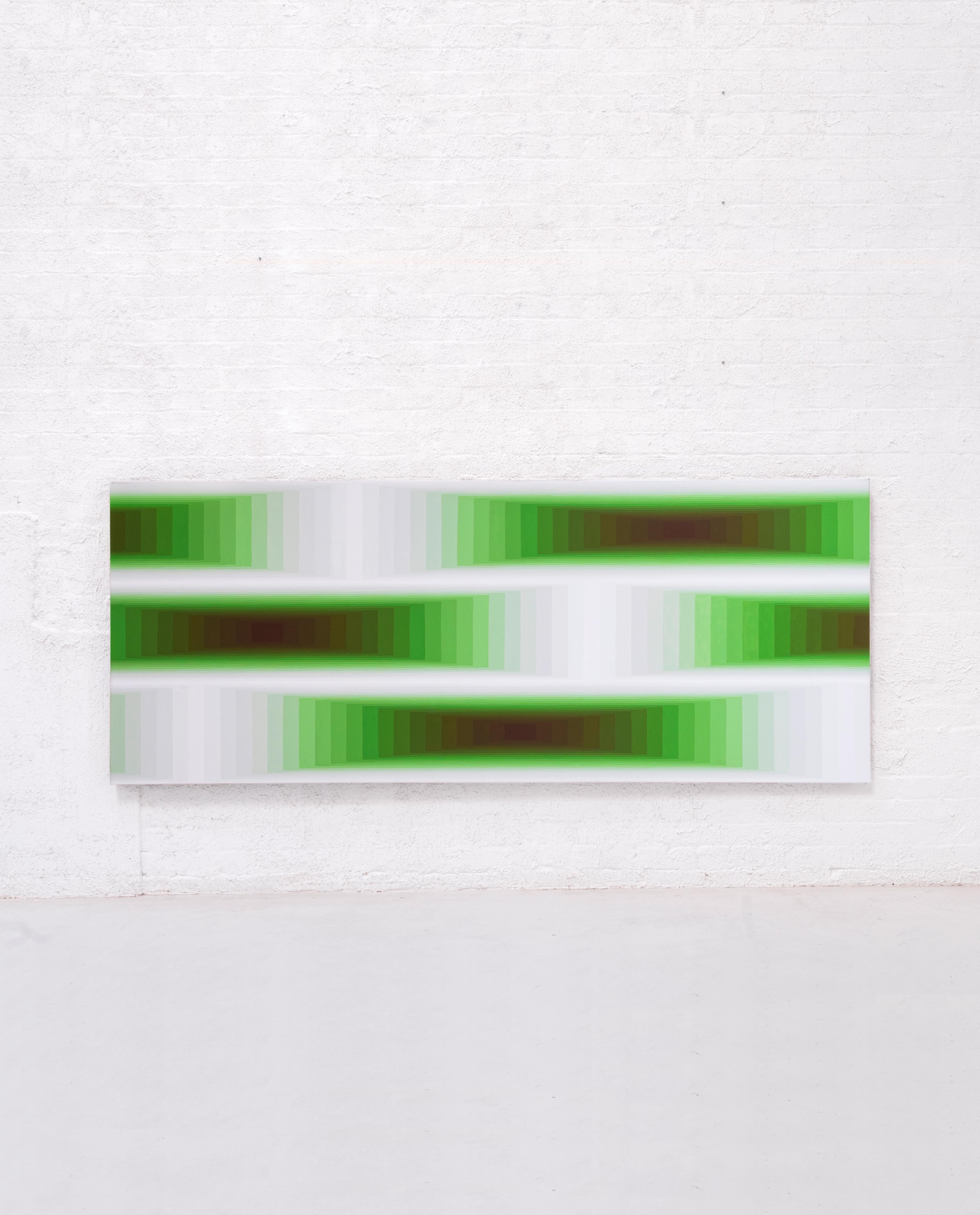 Coriolis, 2025. Acrylic on linen. 280 x 110 x 6cm