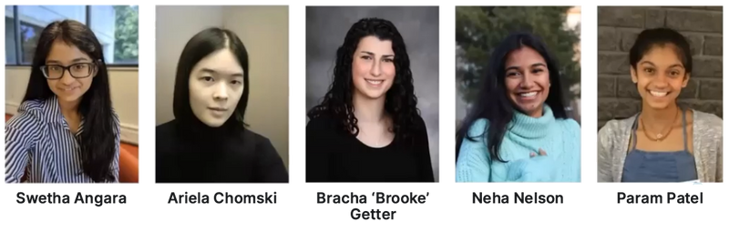Image of the 5 undergraduates who created QuickShift