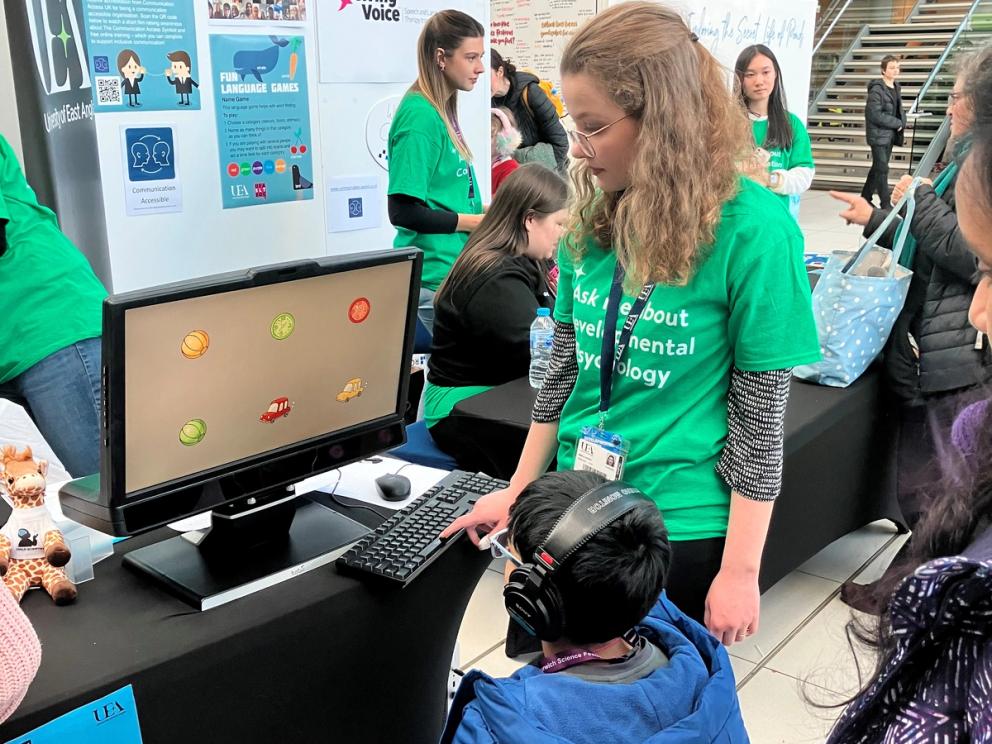 UEA Developmental Dynamics Lab at Norwich Science Festival 2023