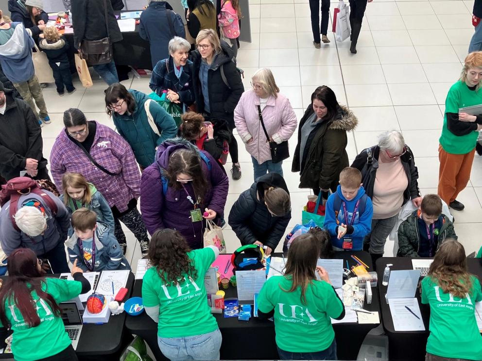 UEA Developmental Dynamics Lab at Norwich Science Festival 2023