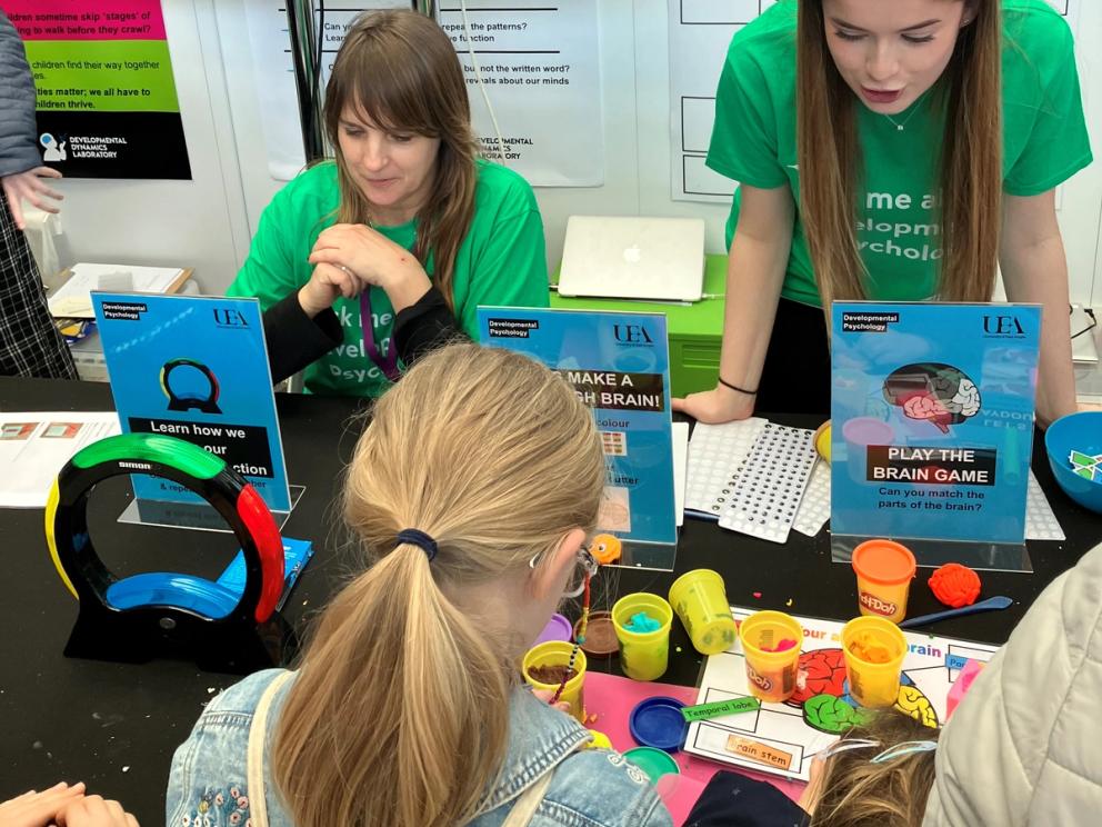 UEA Developmental Dynamics Lab at Norwich Science Festival 2023