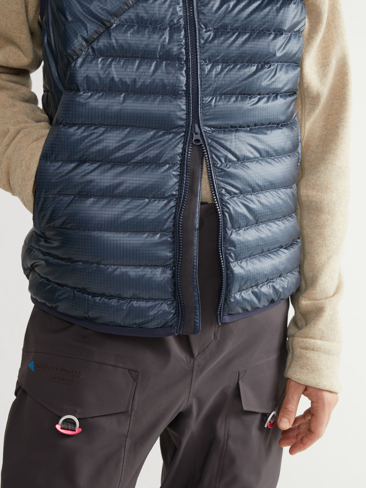 Lopt Vest two-way zipper