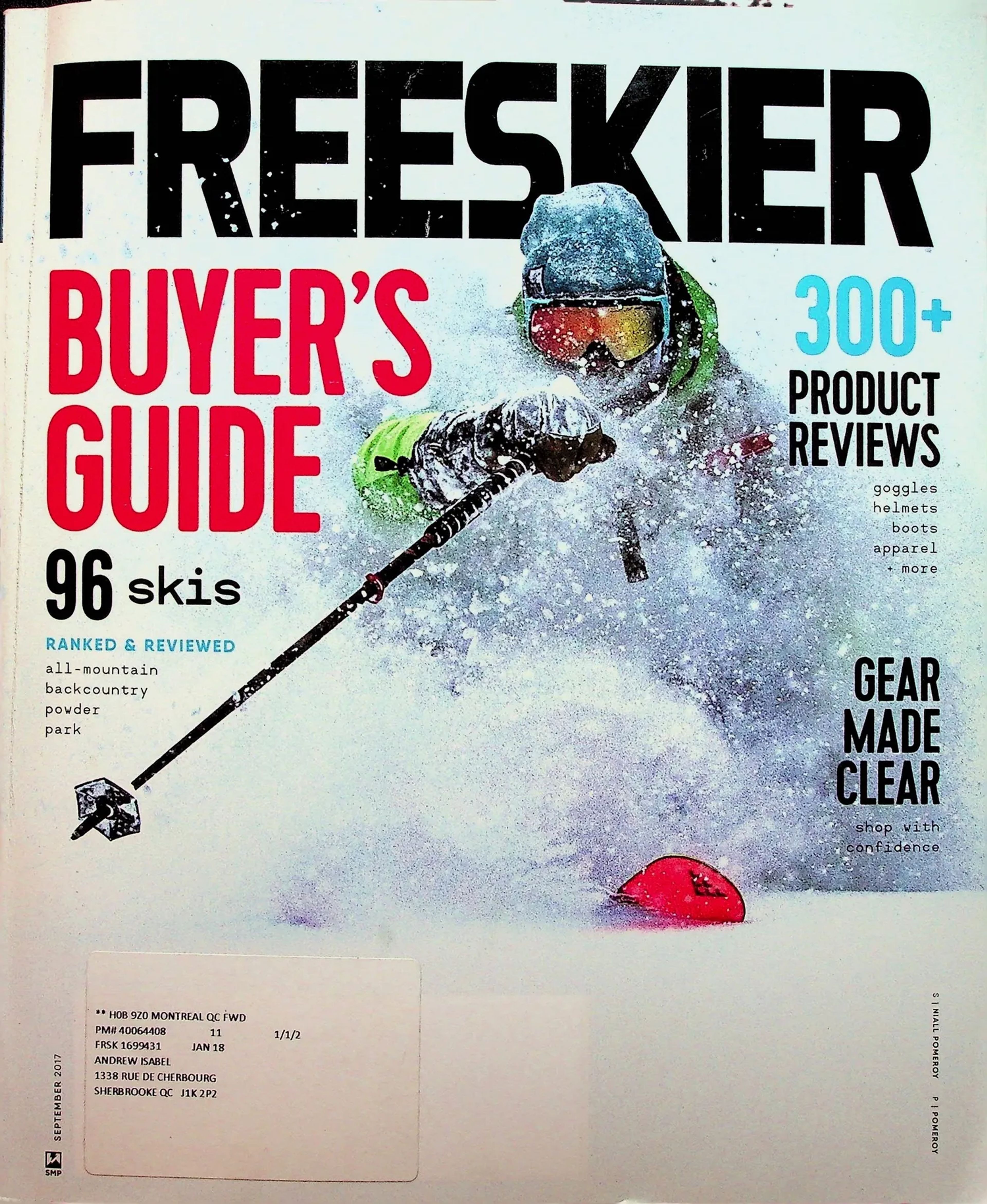 Archive image from freeskier