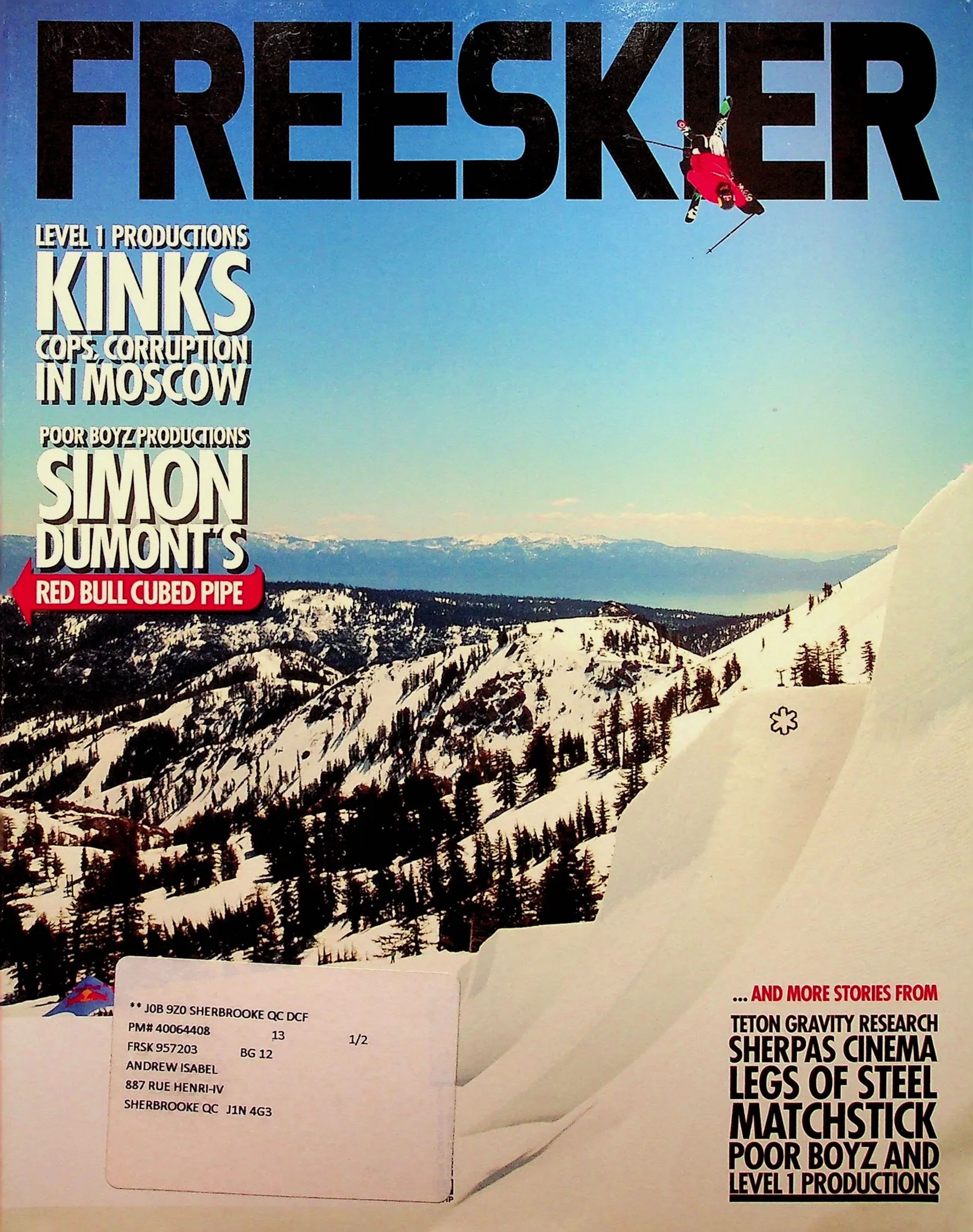 Archive image from freeskier
