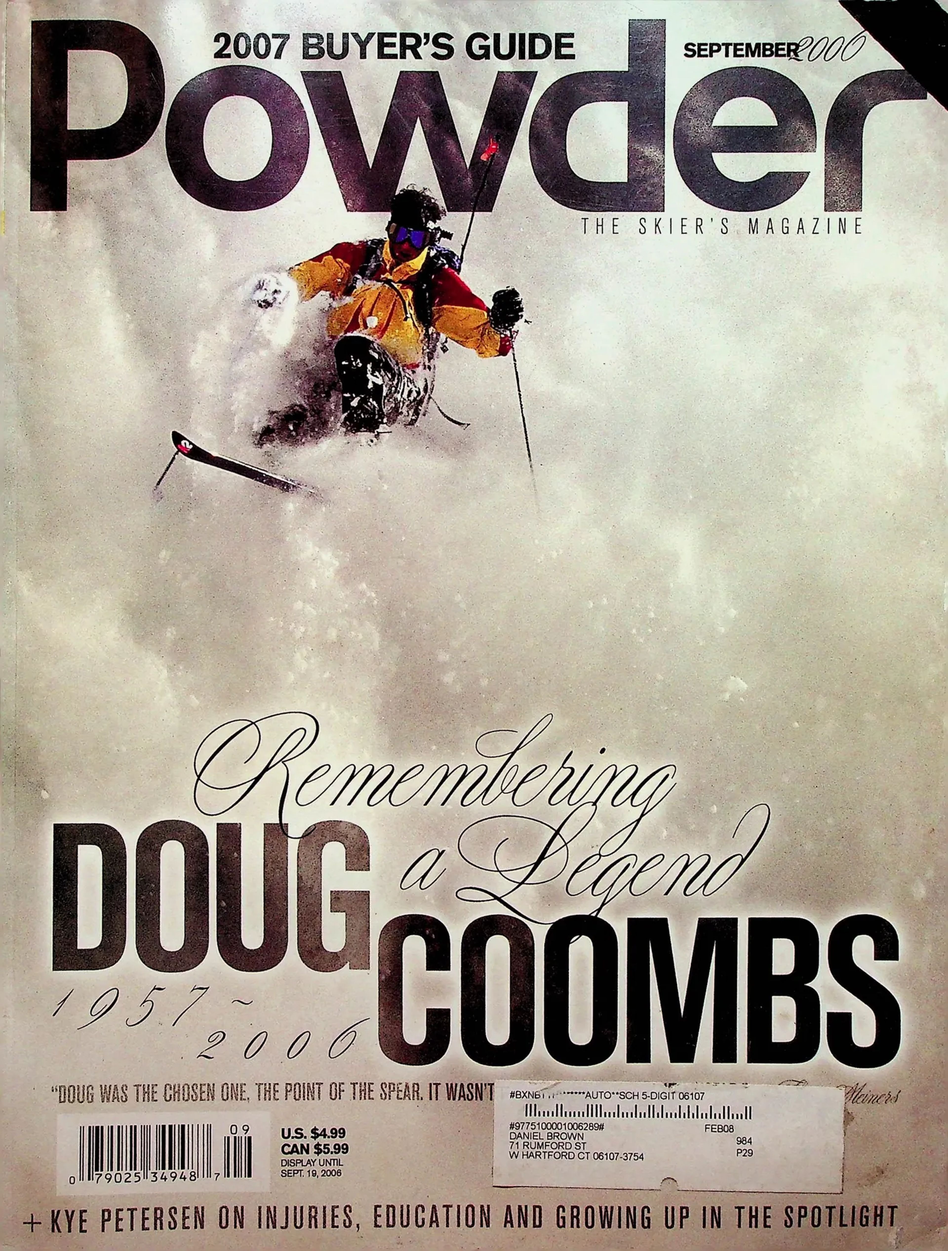 Archive image from powder