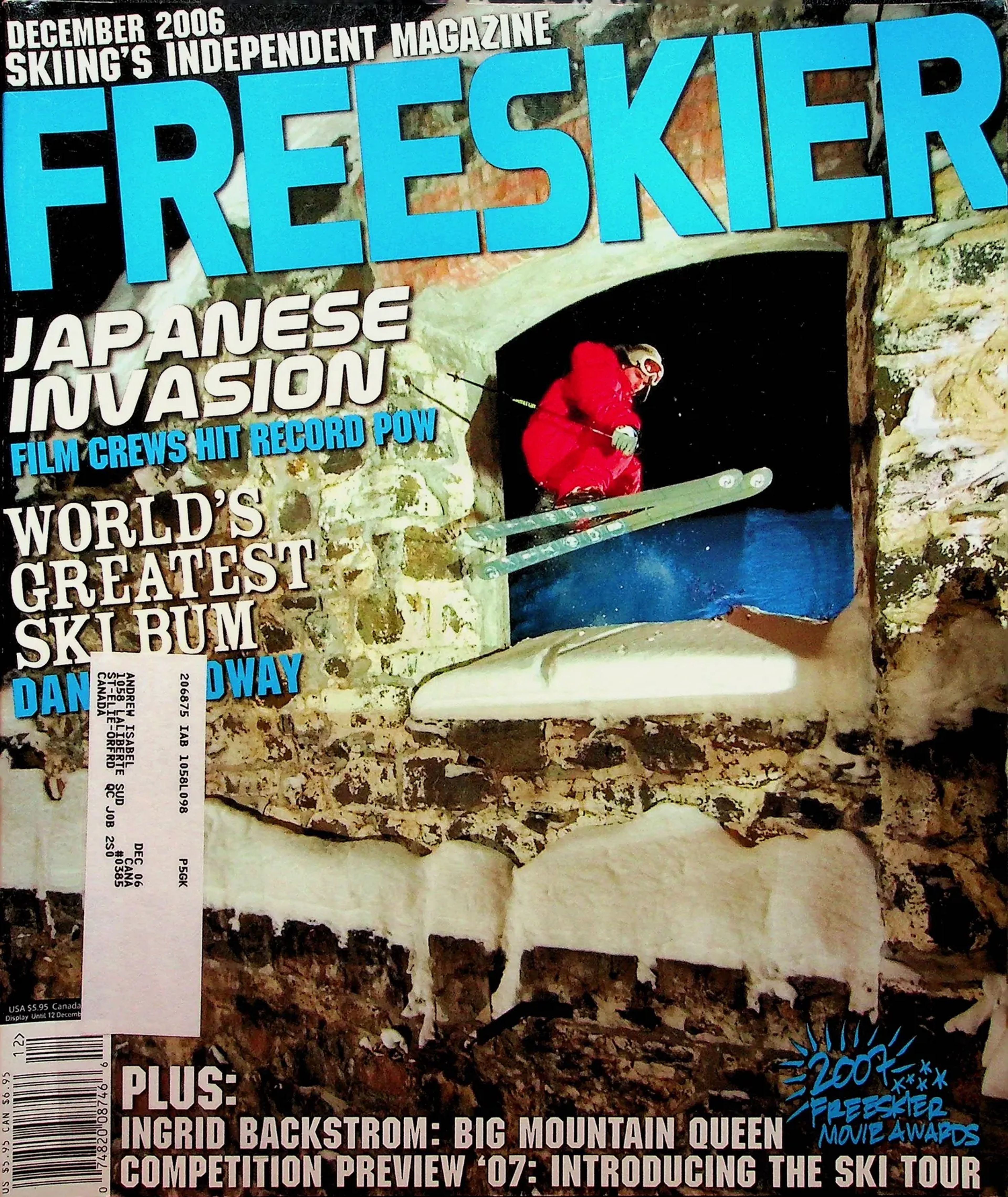 Archive image from freeskier