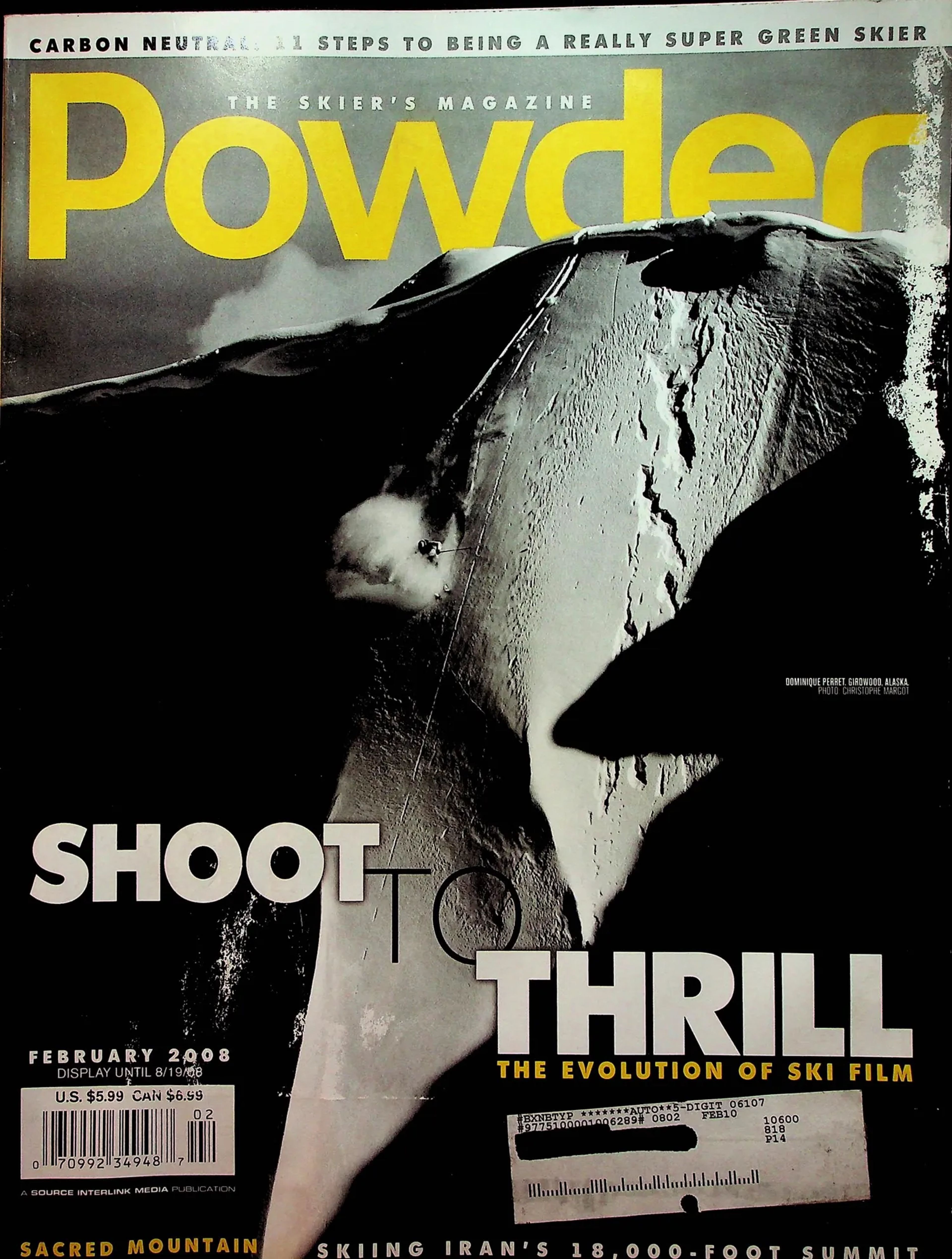 Archive image from powder