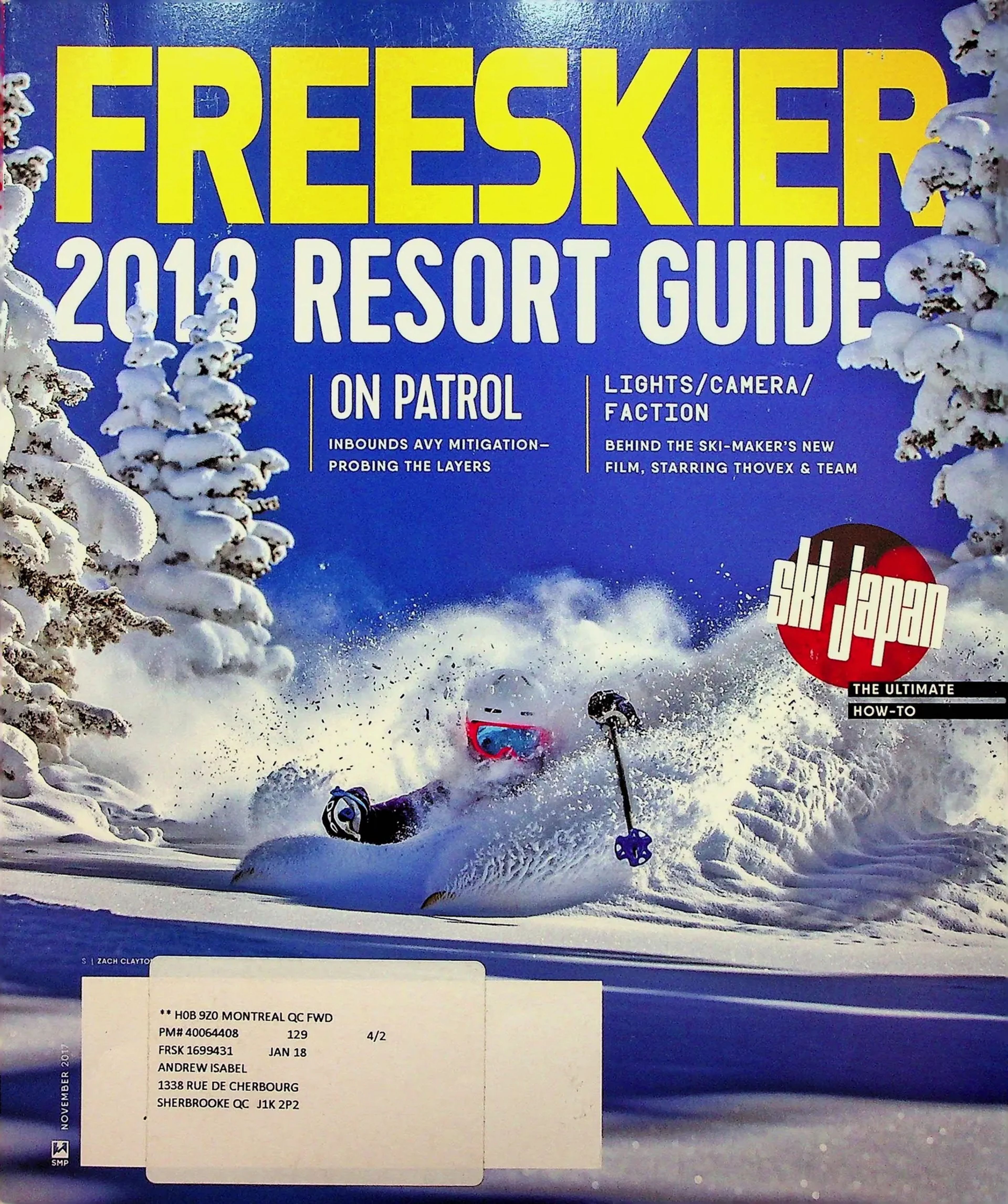 Archive image from freeskier