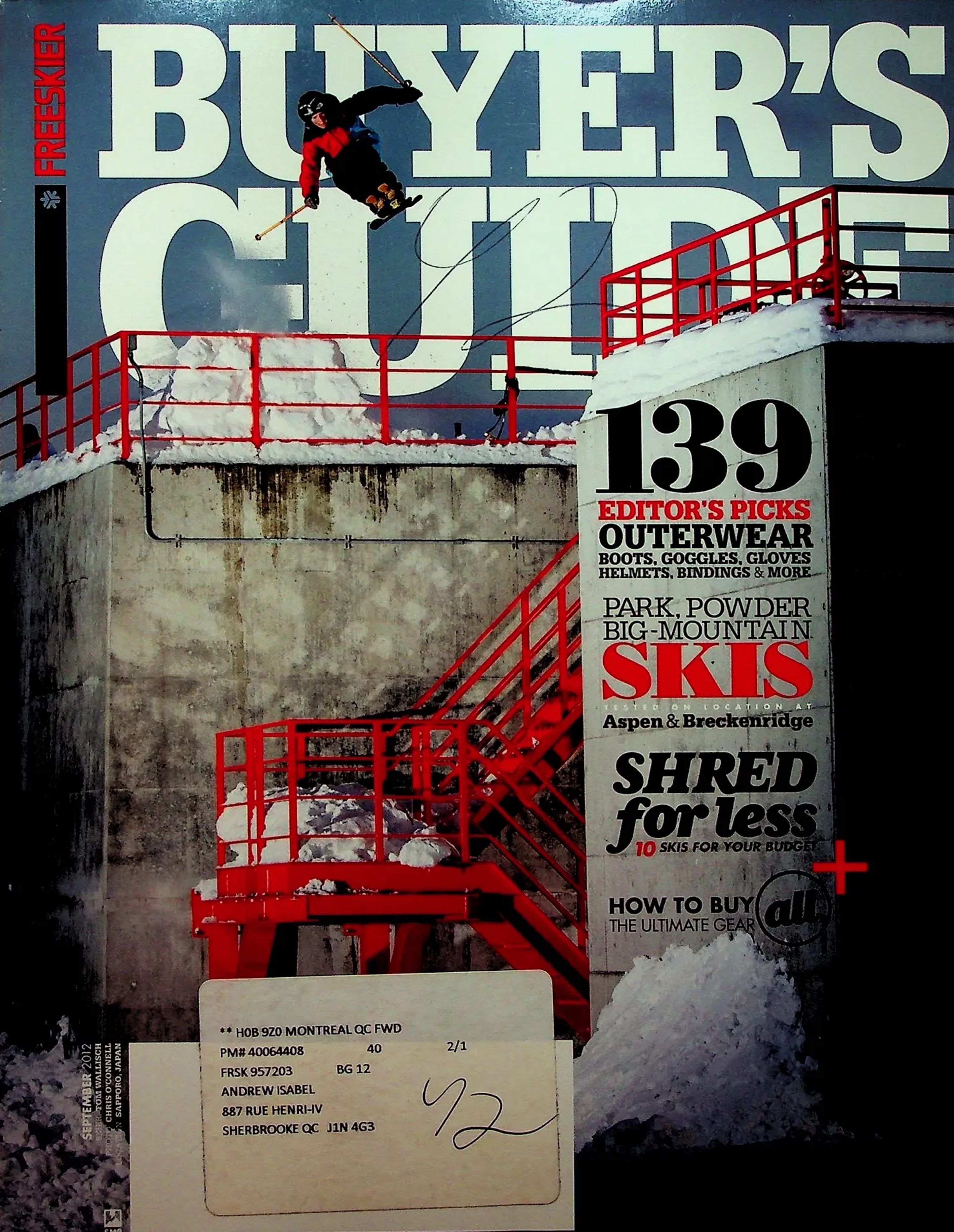 Archive image from freeskier