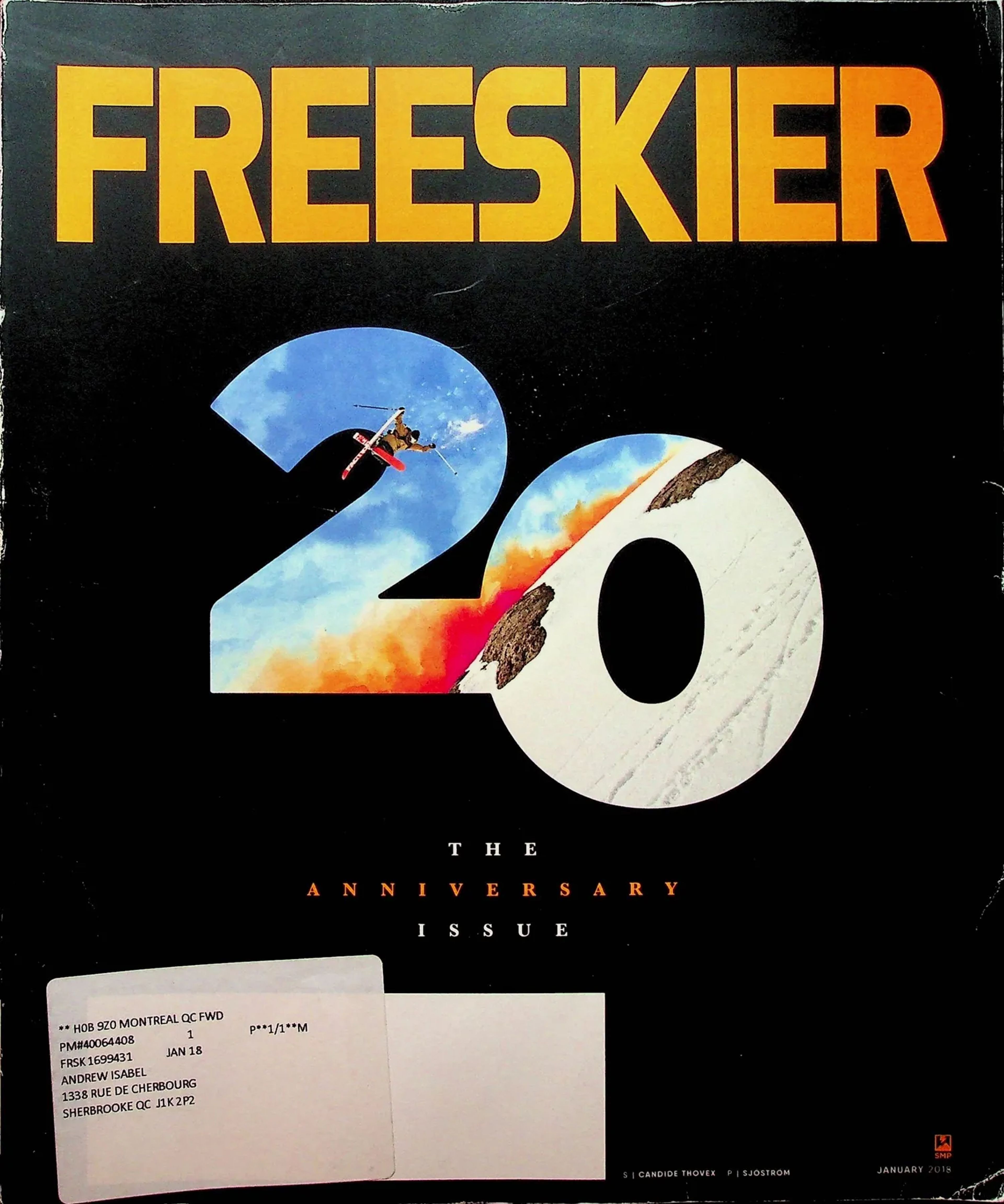 Archive image from freeskier