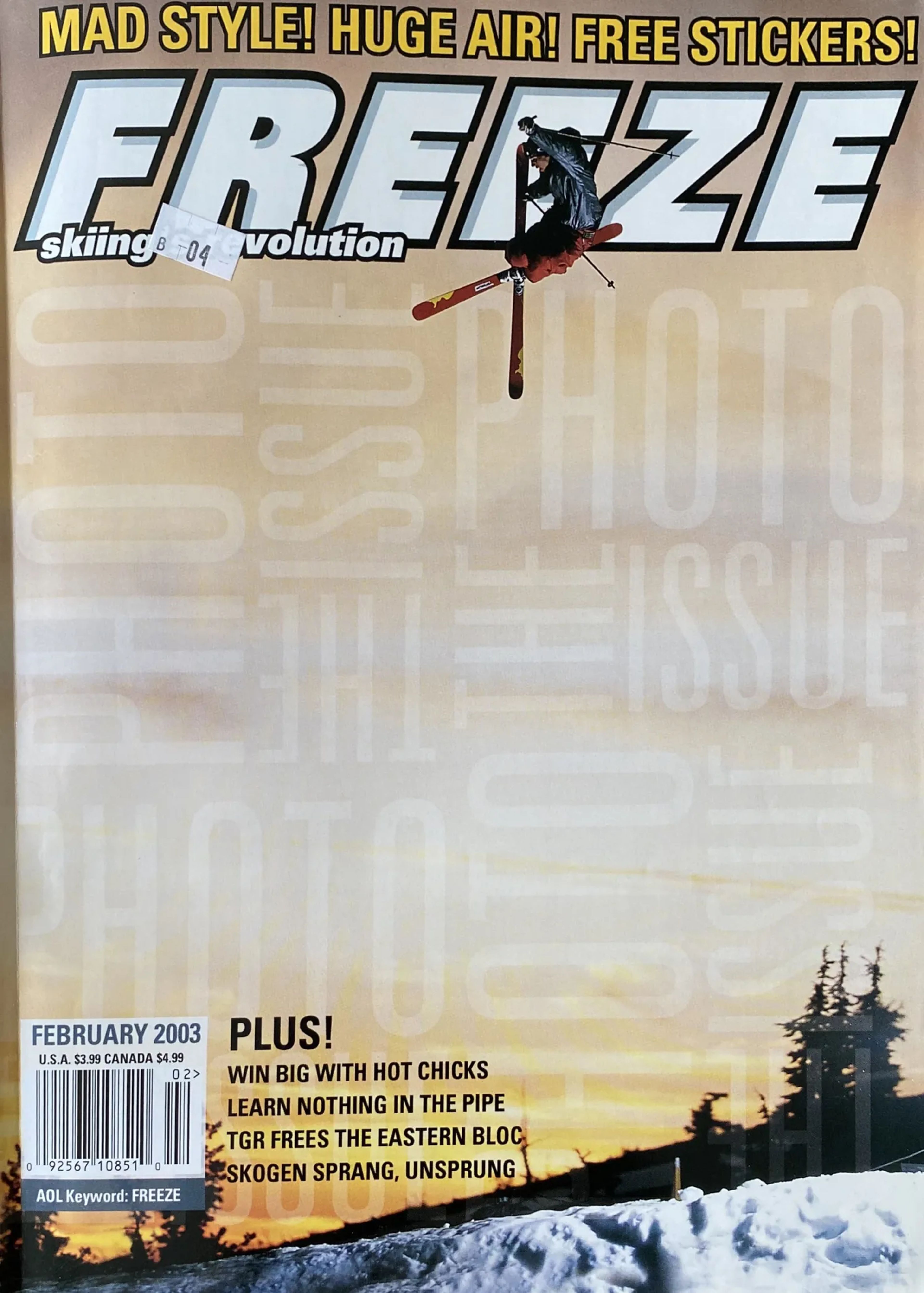 Archive image from freeze