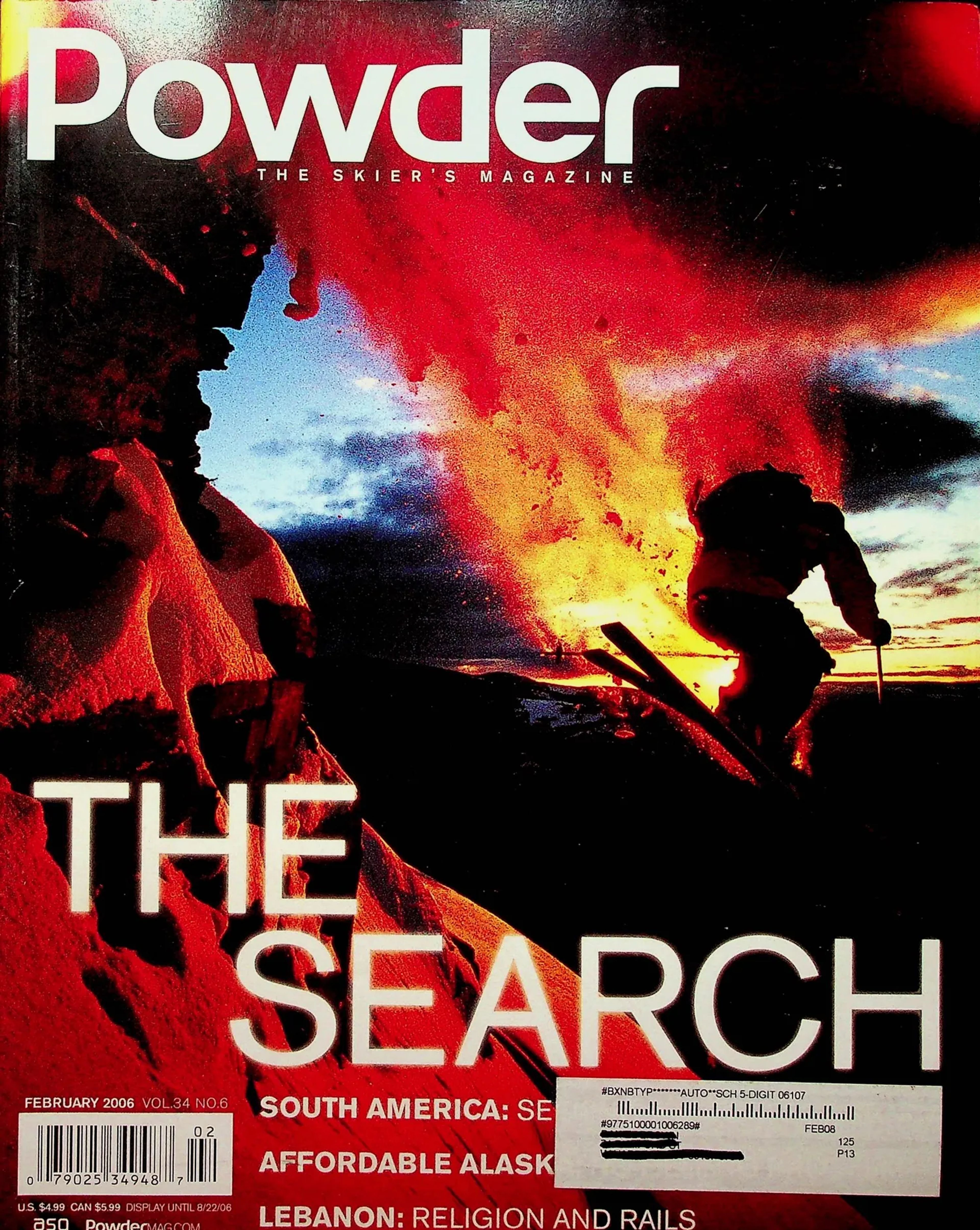 Archive image from powder