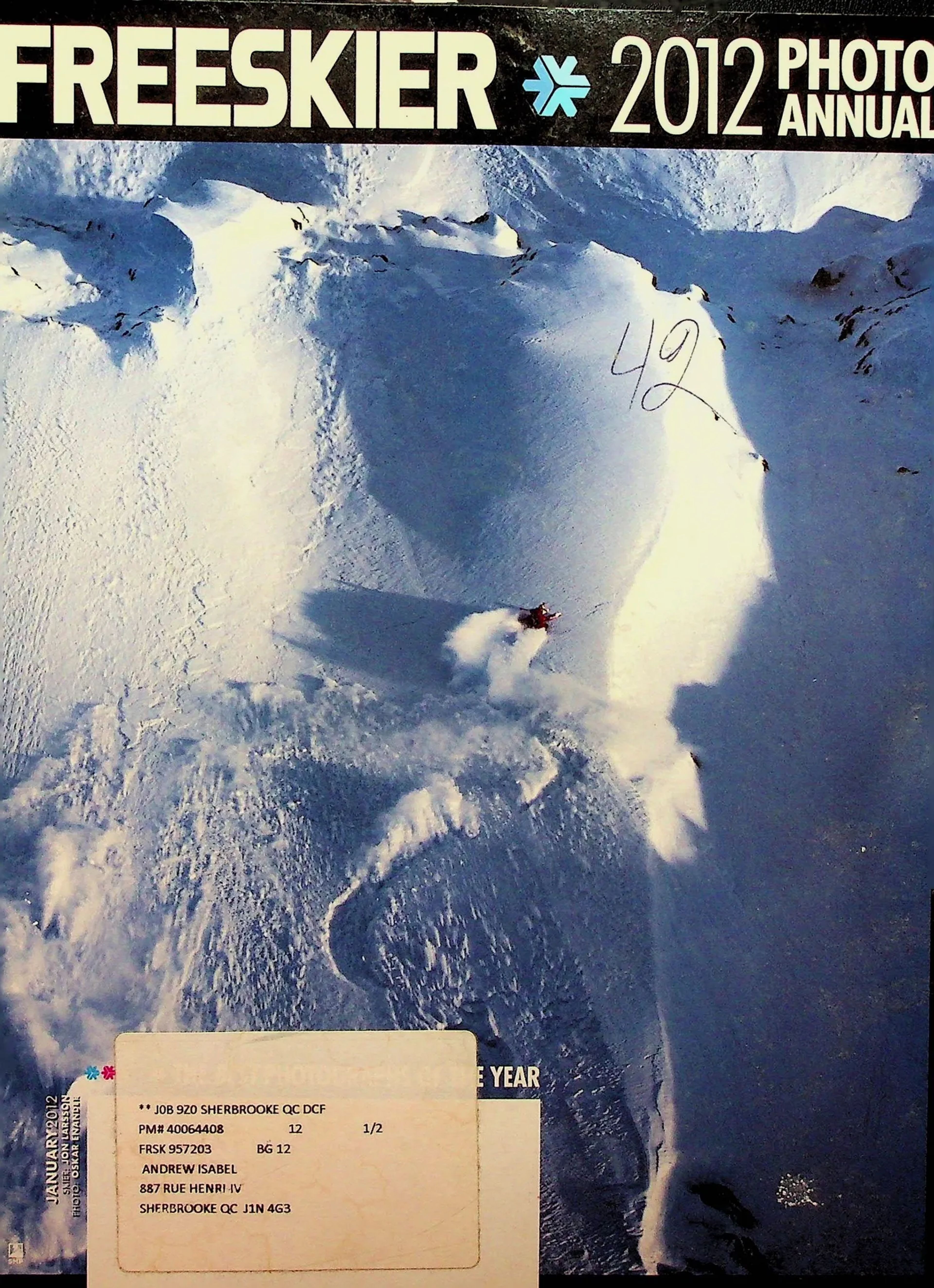 Archive image from freeskier