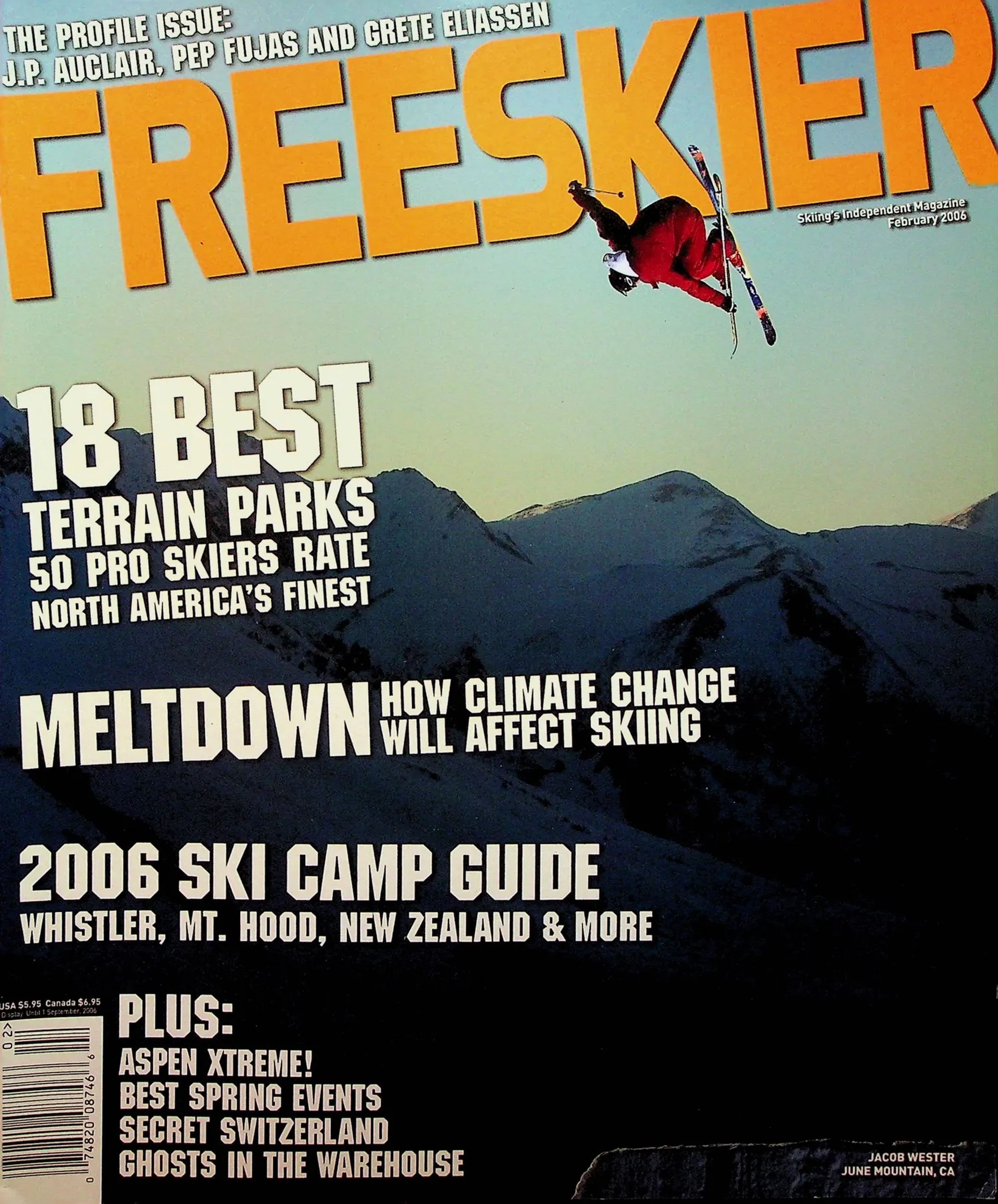 Archive image from freeskier