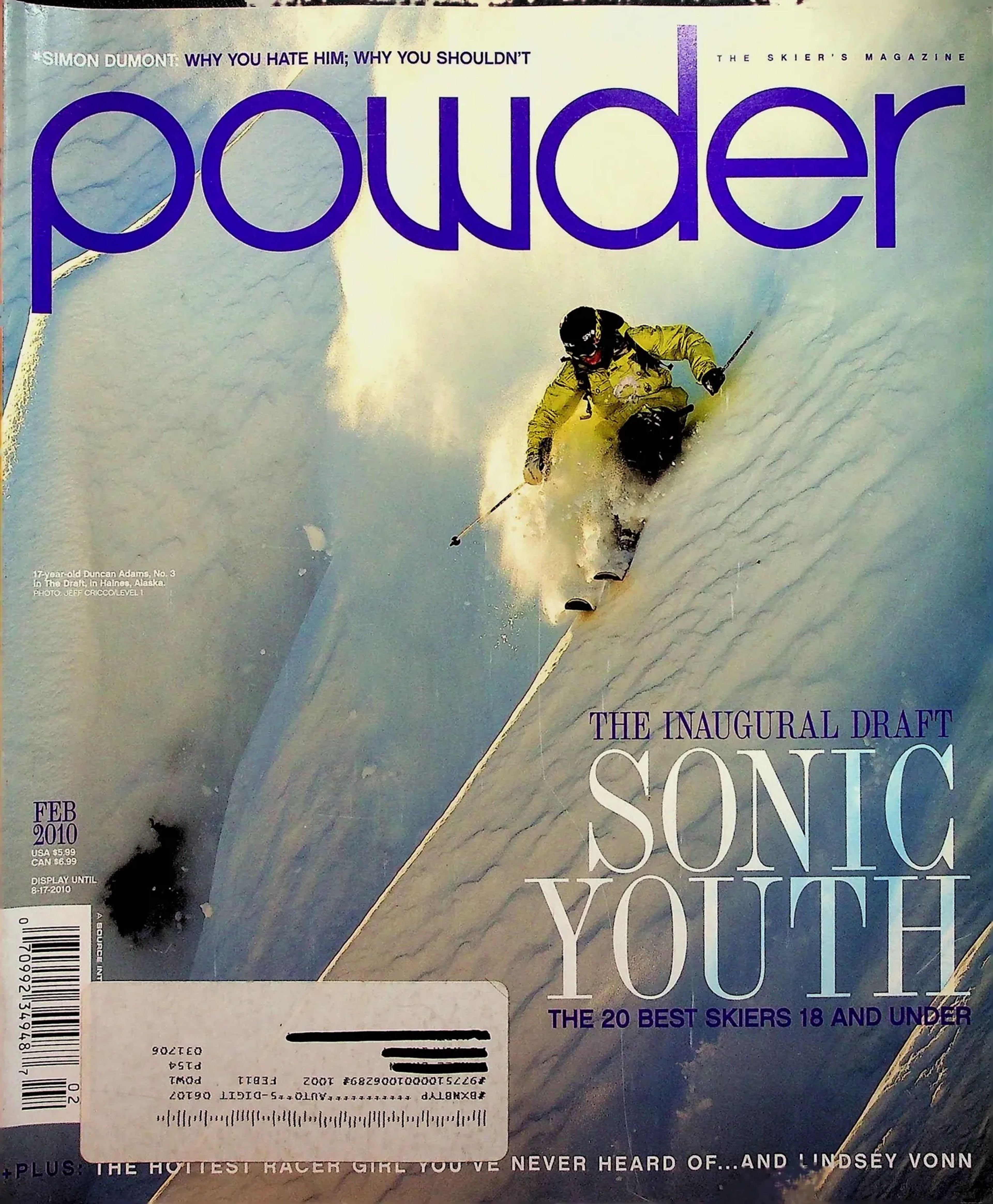 Archive image from powder