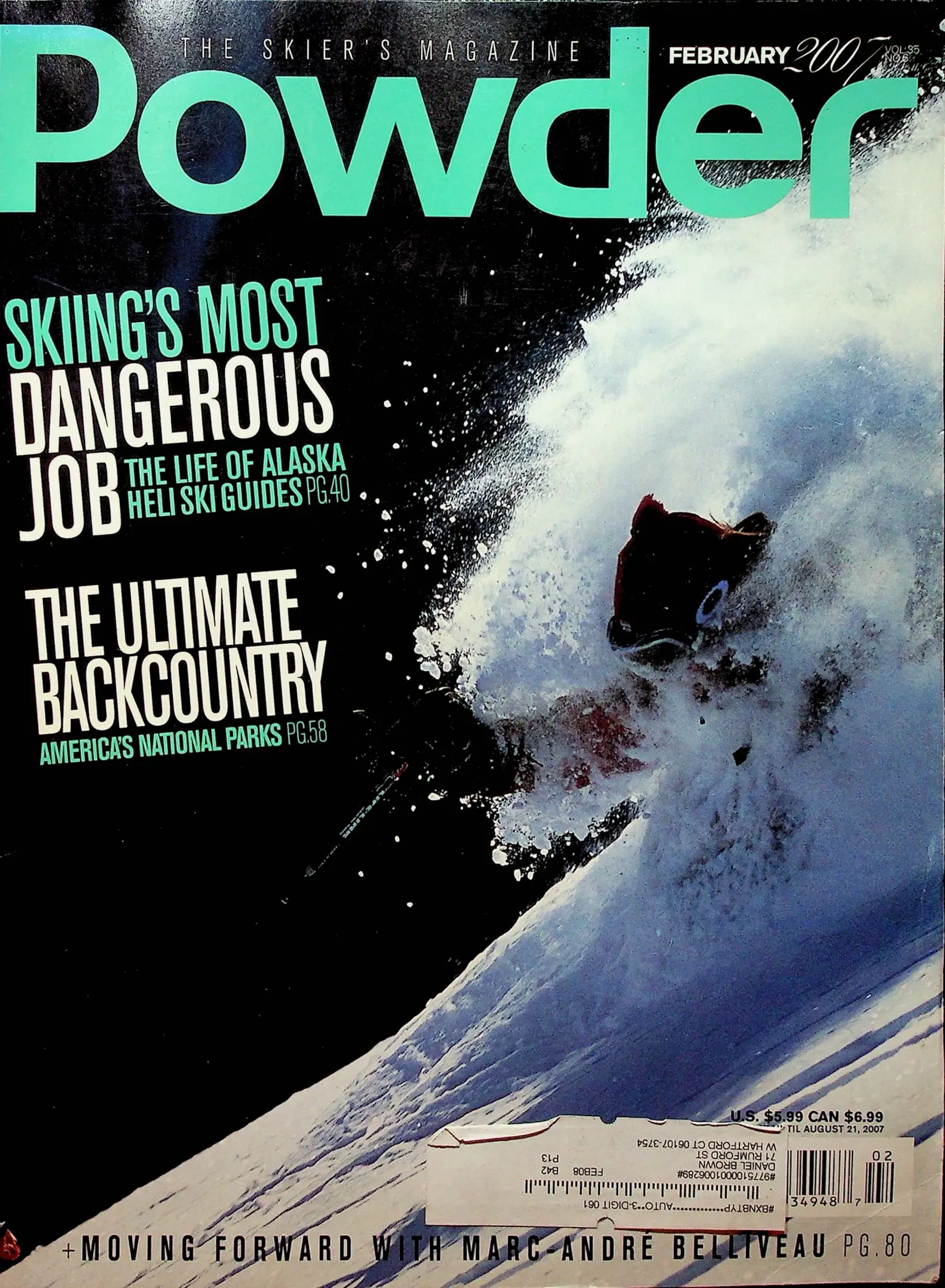 Archive image from powder