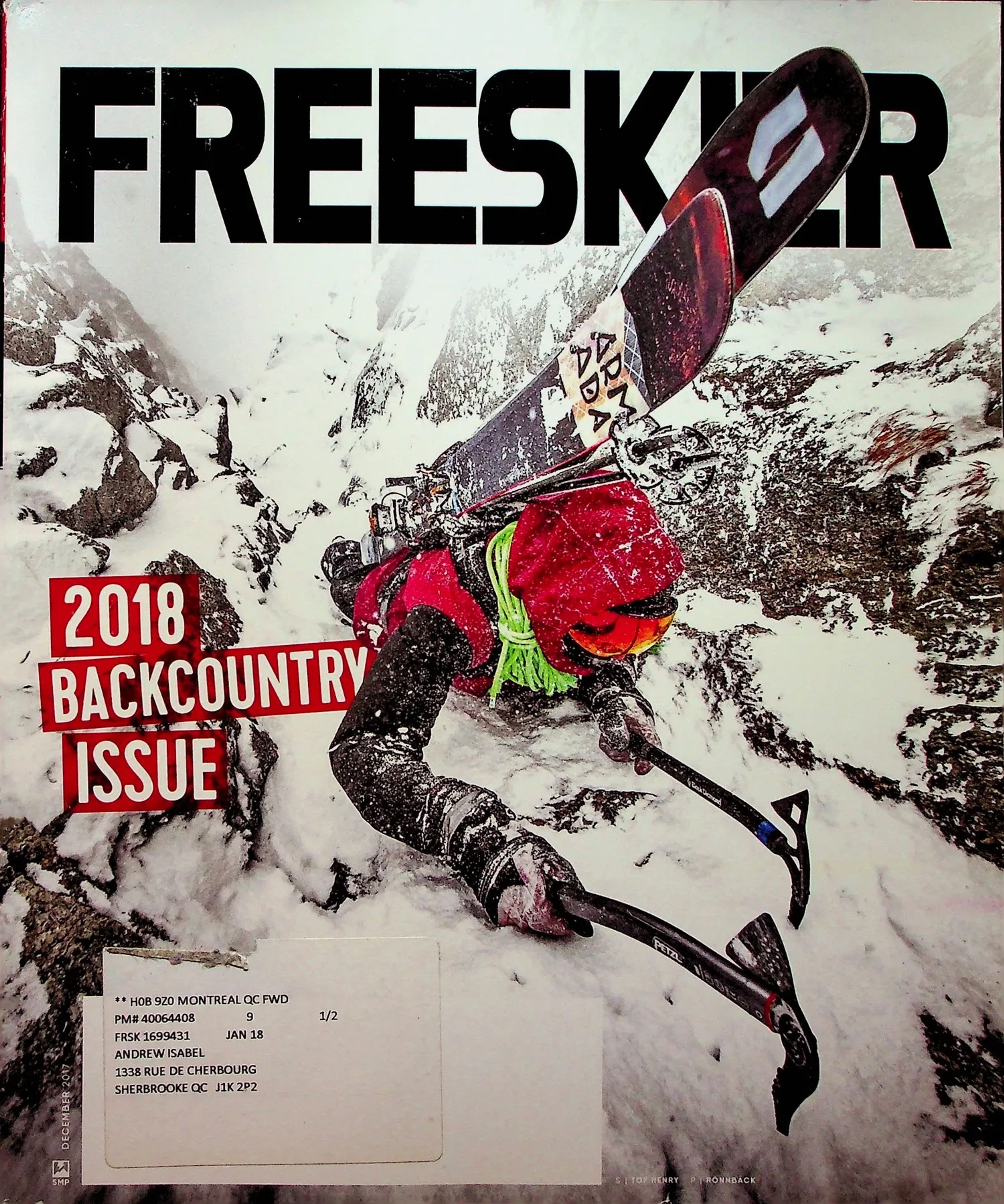 Archive image from freeskier