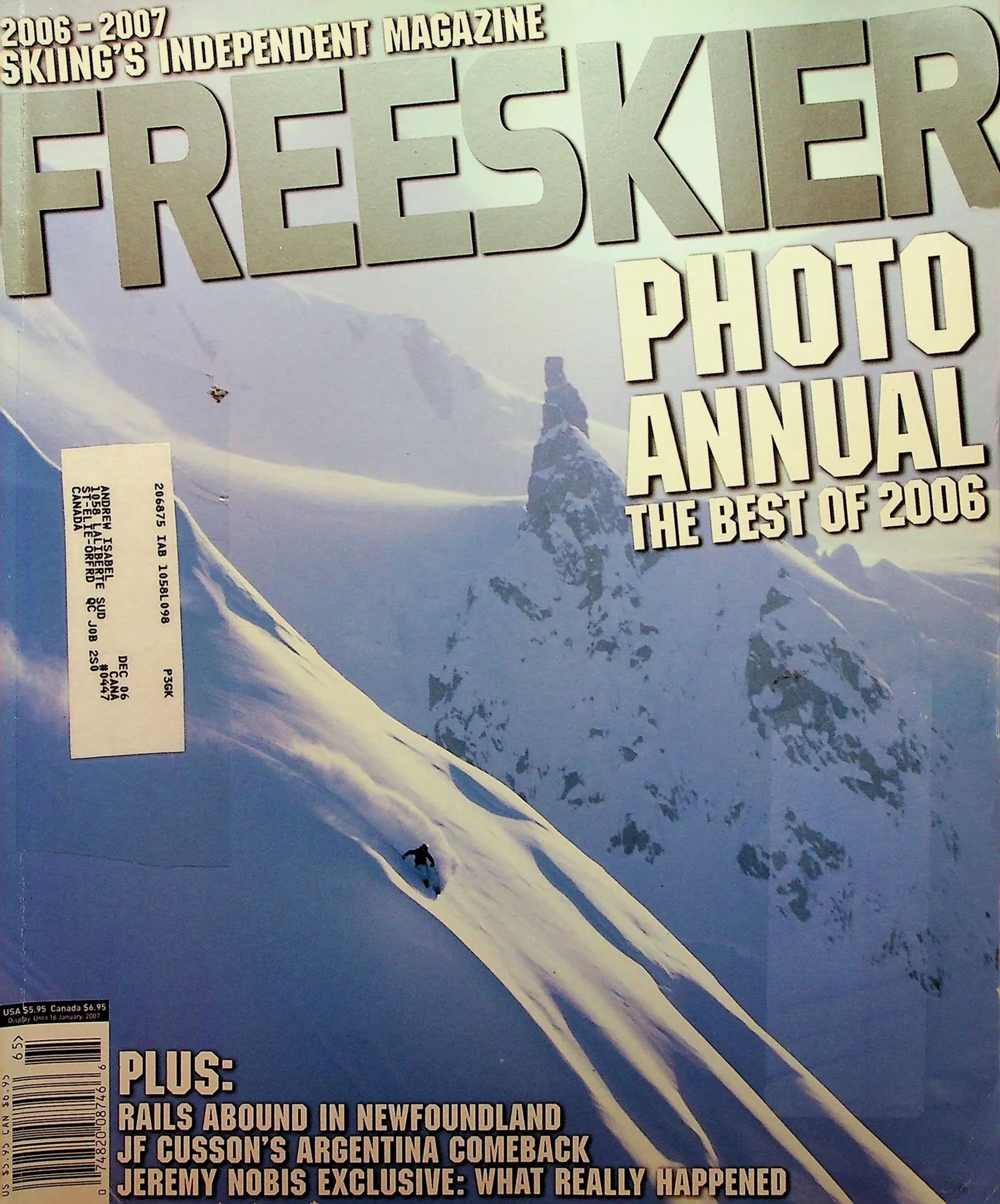 Archive image from freeskier