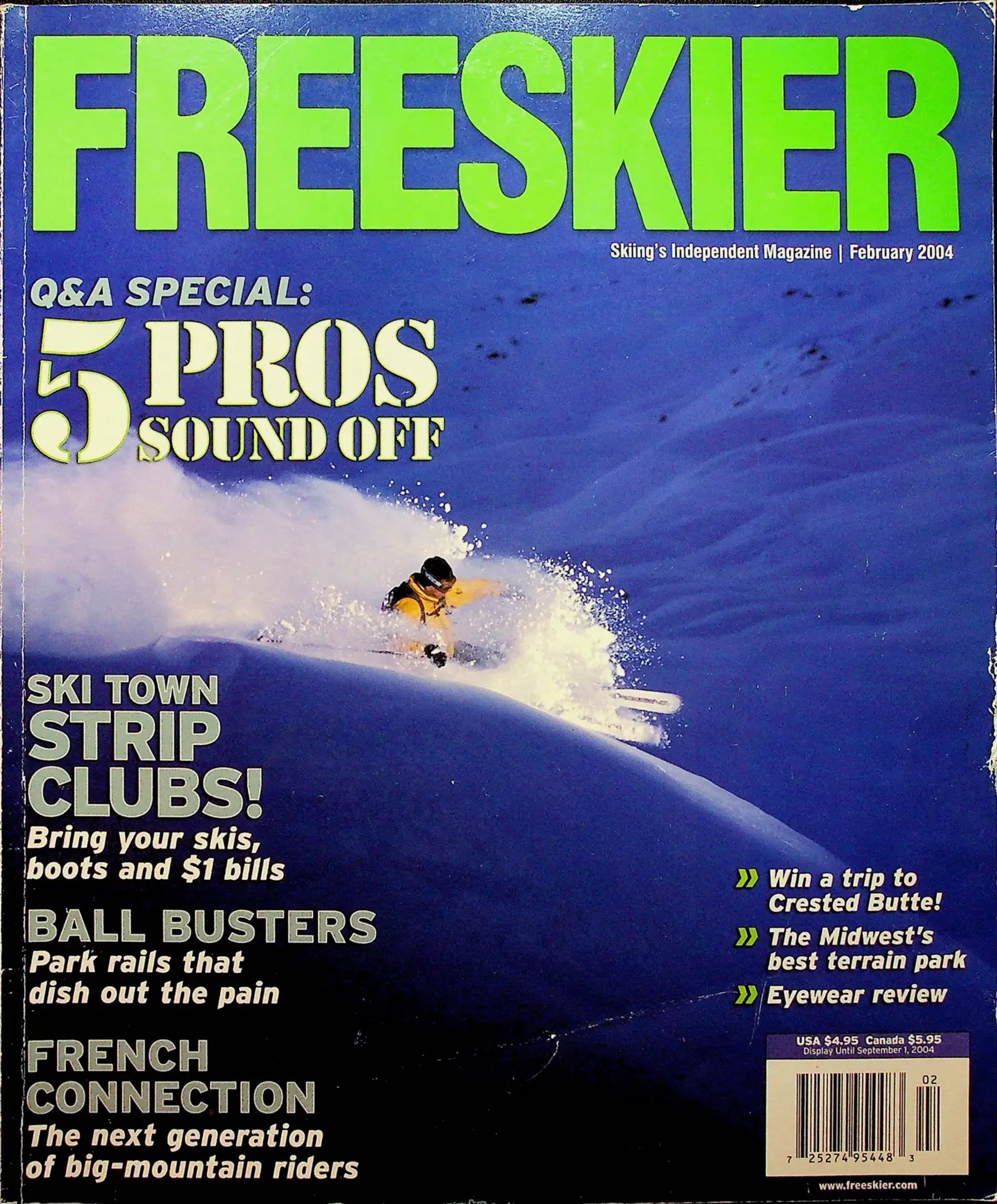 Archive image from freeskier