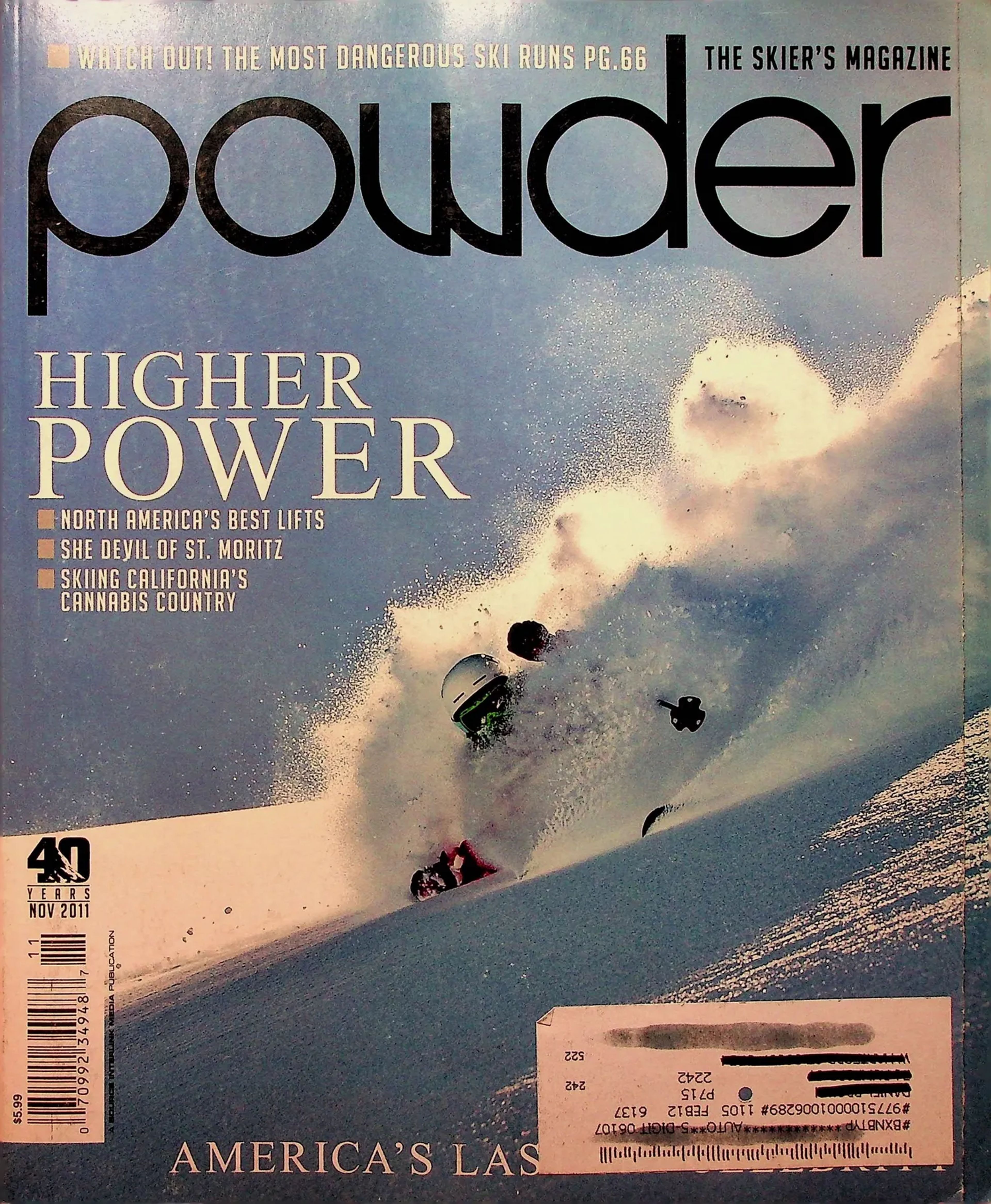 Archive image from powder