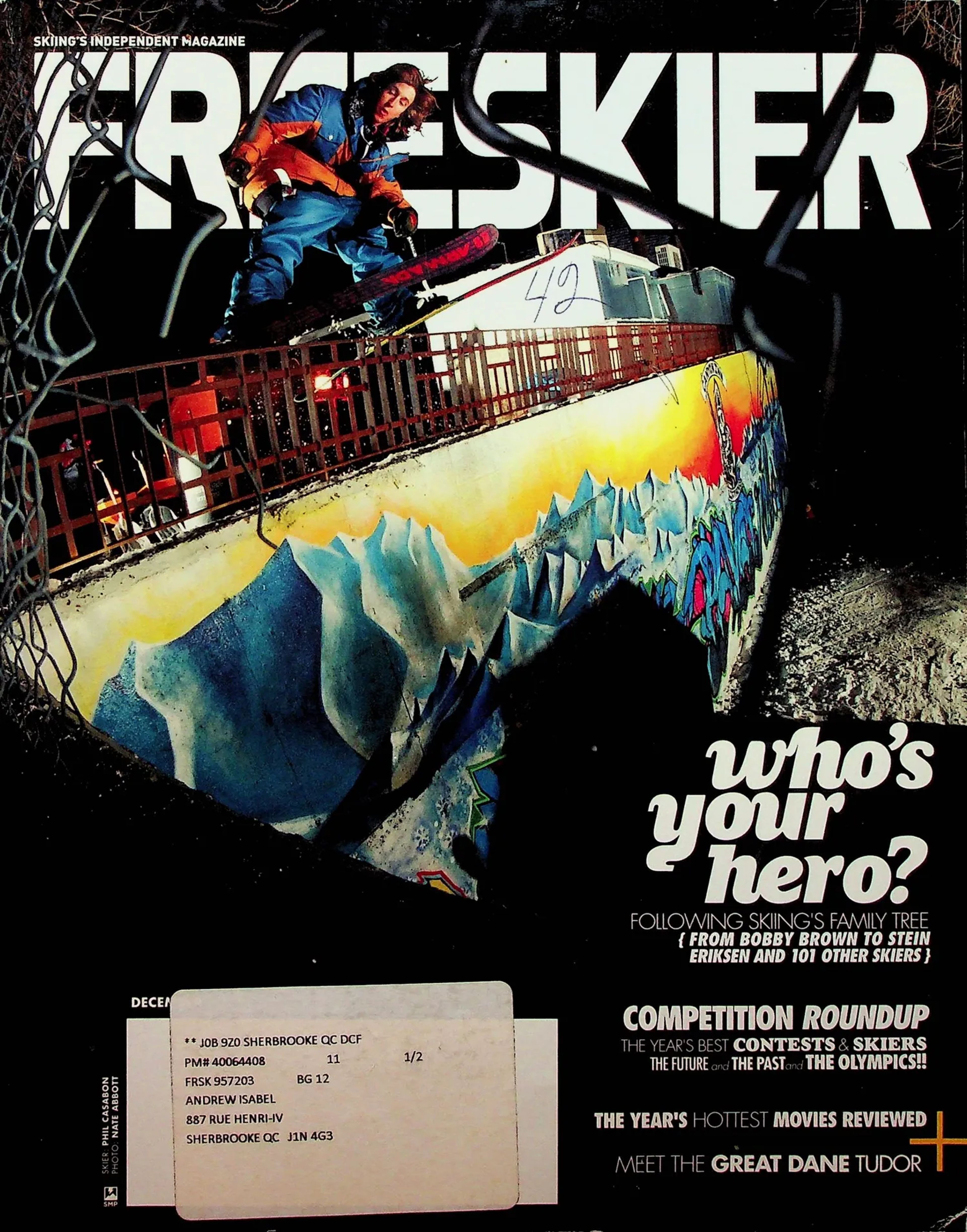 Archive image from freeskier