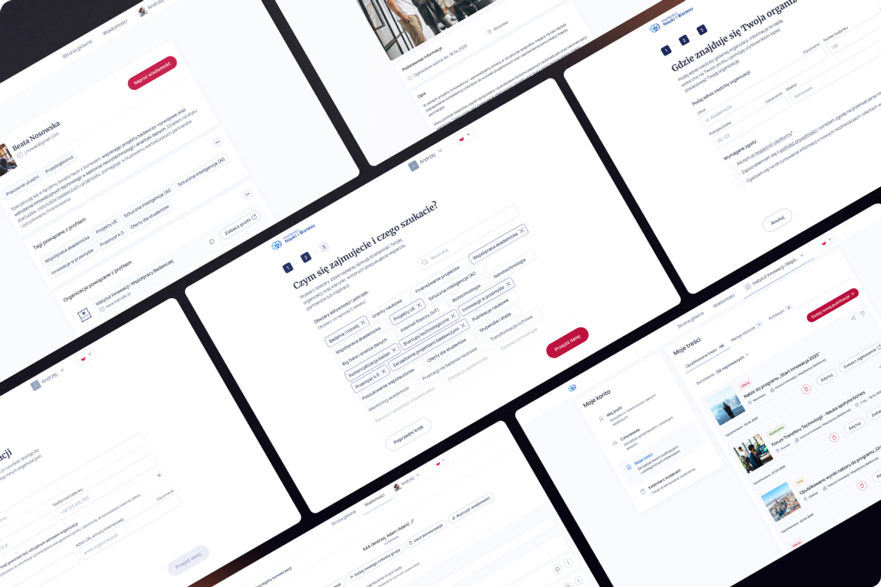 WNiB platform on desktop and mobile